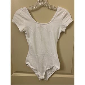 3/$10 White Cap Sleeve Bodysuit